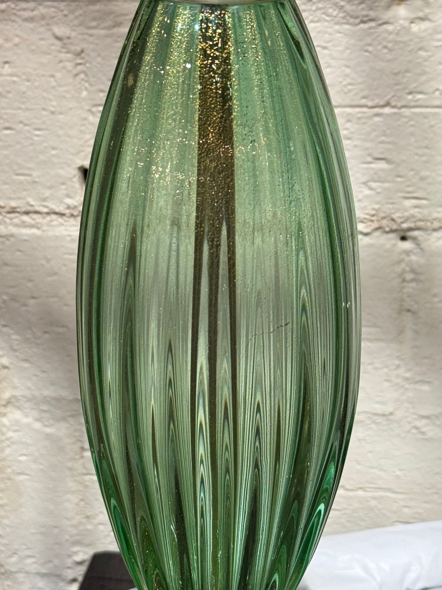 Pair of Green Murano Glass Lamps - Image 7