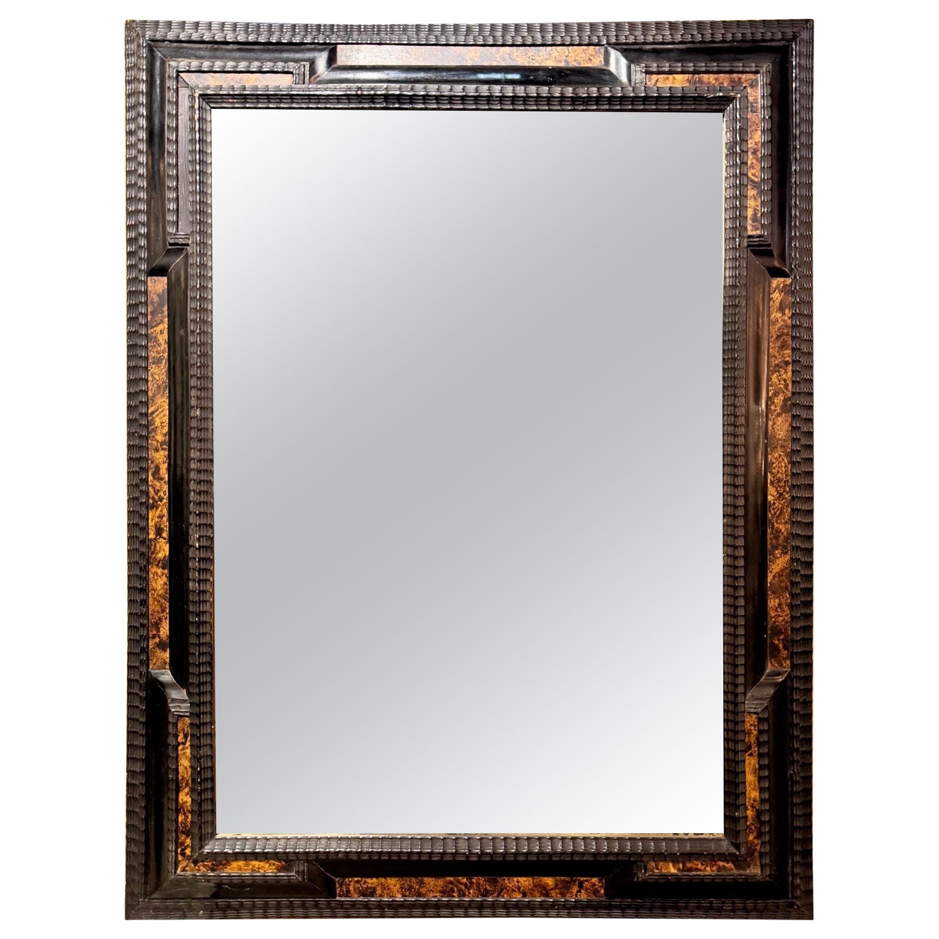 19th c. Portuguese Carved Ebony Mirrors