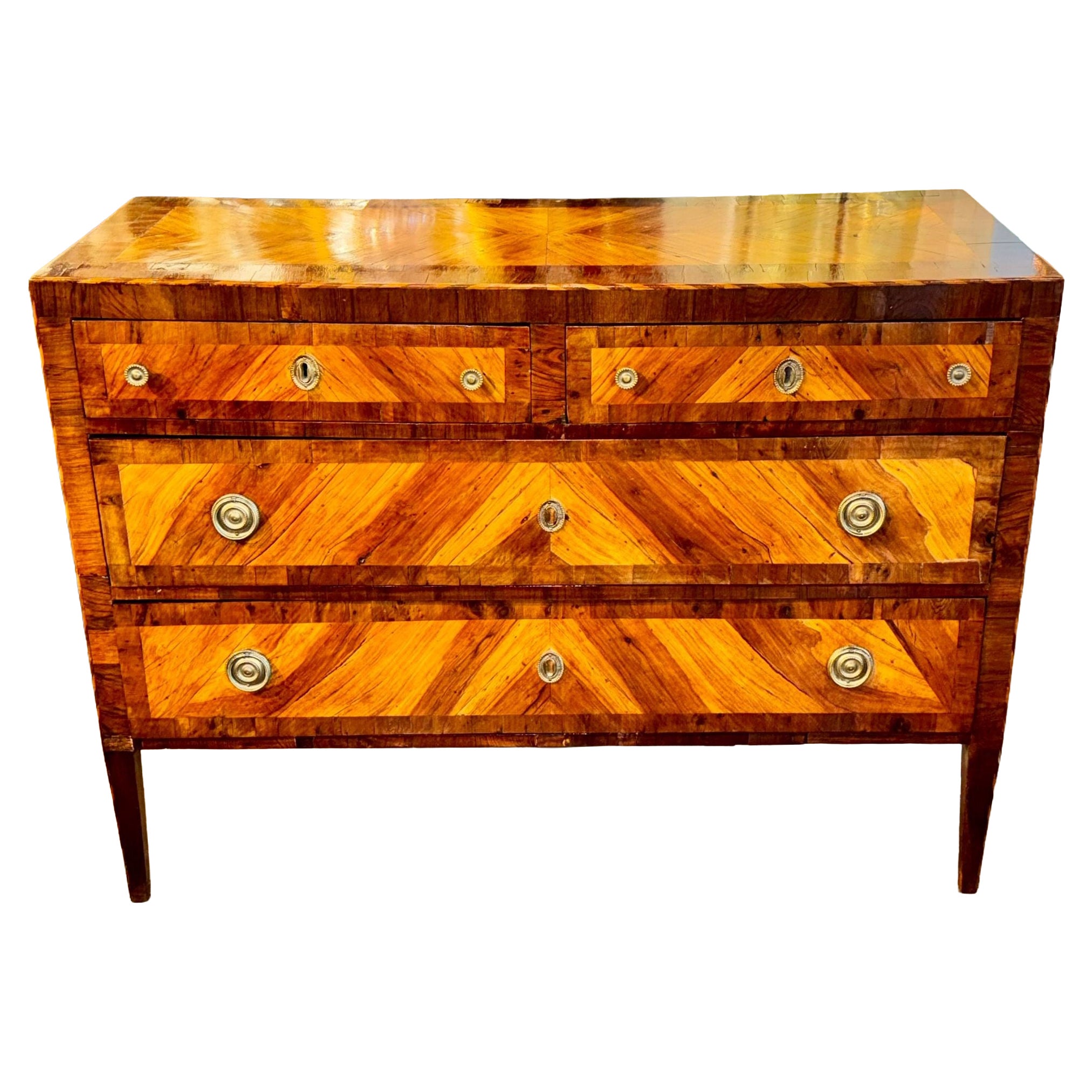 18th c. Italian Walnut Commode